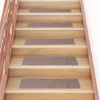 vidaXL Trapmatten Zelfklevend 30 stuks 76x20 cm Lichtbruin, Doe-het-zelf en Bouw, Verzenden, Nieuw