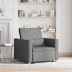 vidaXL Uittrekbare slaapbank eenpersoons Donkergrijs 90 x, Verzenden, Nieuw