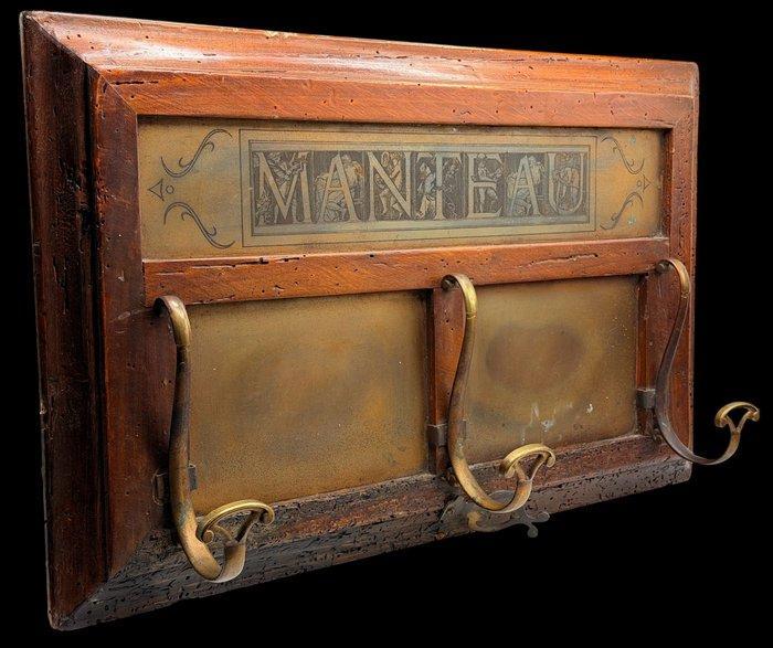 Kapstok - jas - Walnoot, Antiek en Kunst, Kunst | Designobjecten