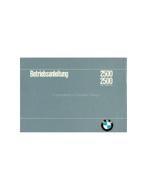 1968 BMW 2500 / 2500 AUTOMAIC INSTRUCTIEBOEKJE DUITS, Ophalen of Verzenden