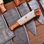 Keukenmes - Chefs knife - Pakka hout en bot, gevouwen staal