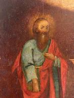 Icoon - Twee heiligen - Hout