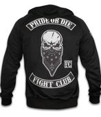 Hoodie PRiDEorDiE Fight Club Zwart, Pride or Die, Verzenden, Zwart, Vechtsport