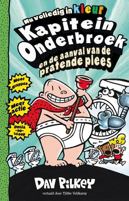 Kapitein Onderbroek en de aanval van de pratende plees /, Boeken, Kinderboeken | Jeugd | onder 10 jaar, Zo goed als nieuw, Verzenden