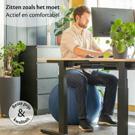 2dekans | Bckz Zitbal Linnen 65 CM - Zitballen met Hoes -, Sport en Fitness, Yoga en Pilates, Ophalen of Verzenden