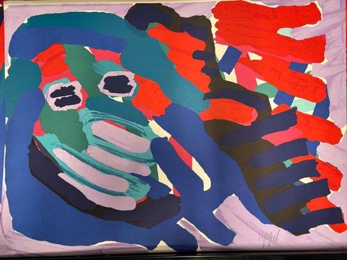Karel Appel (1921-2006) - Another Blue Head Again, Antiek en Kunst, Antiek | Overige Antiek