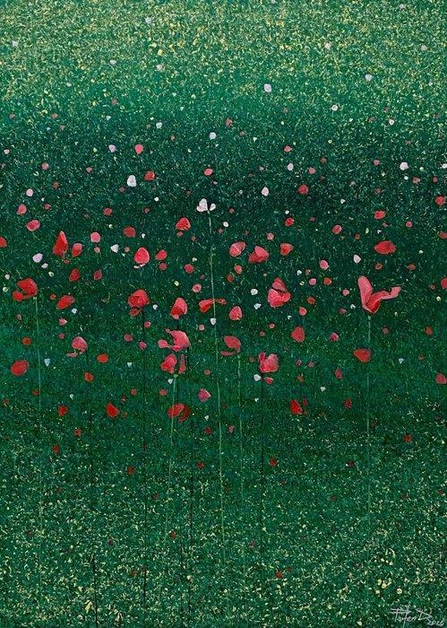 Parfen.D XL - Crimson Drift, Antiek en Kunst, Kunst | Schilderijen | Modern