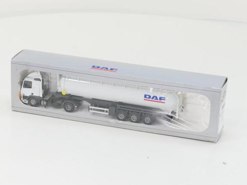 Schaal 1:50 Tekno DAF CF met tank oplegger. DAF Promo. #6091, Hobby en Vrije tijd, Modelauto's | 1:50, Gebruikt, Tekno, Ophalen of Verzenden