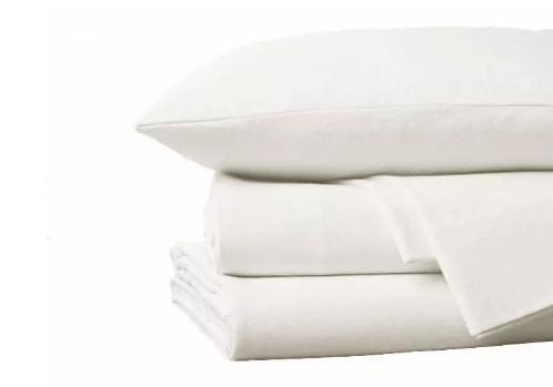 Bonnanotte Flanellen hoeslaken Off White, Huis en Inrichting, Slaapkamer | Beddengoed