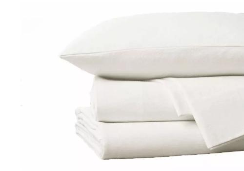 Bonnanotte Flanellen hoeslaken Off White, Huis en Inrichting, Slaapkamer | Beddengoed