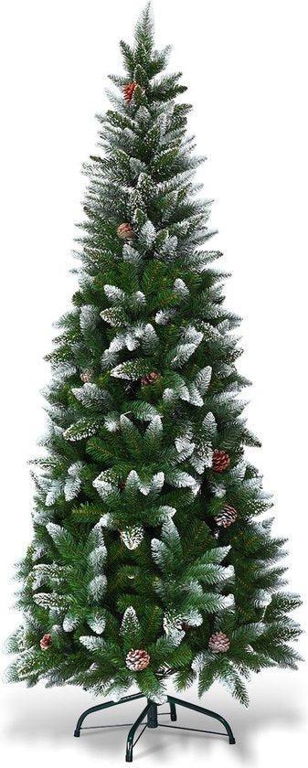 Tweedekans | Costway Kunstkerstboom INCLUSIEF Dennenappels -, Diversen, Kerst, Ophalen of Verzenden