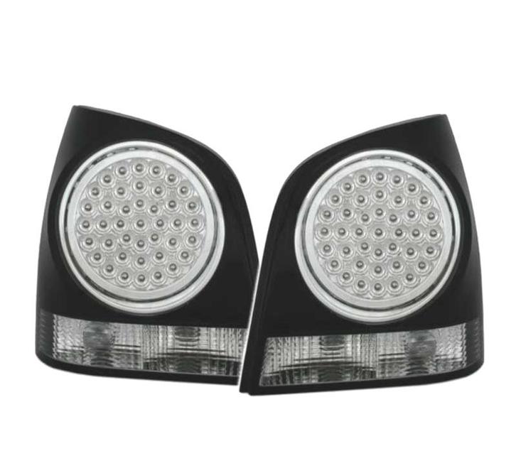FEUX ARRIÈRE POUR VOLKSWAGEN VW POLO 9N 9N3 LED FOND NOIR, Auto-onderdelen, Verlichting, Verzenden