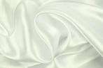 15 meter satijn stof - Wit - 100% polyester, Hobby en Vrije tijd, Stoffen en Lappen, 200 cm of meer, Nieuw, Satijn of Zijde, 120 cm of meer