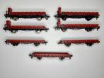 Fleischmann H0 - 1482 (4x), 1452 (3x) - Wagon de, Nieuw