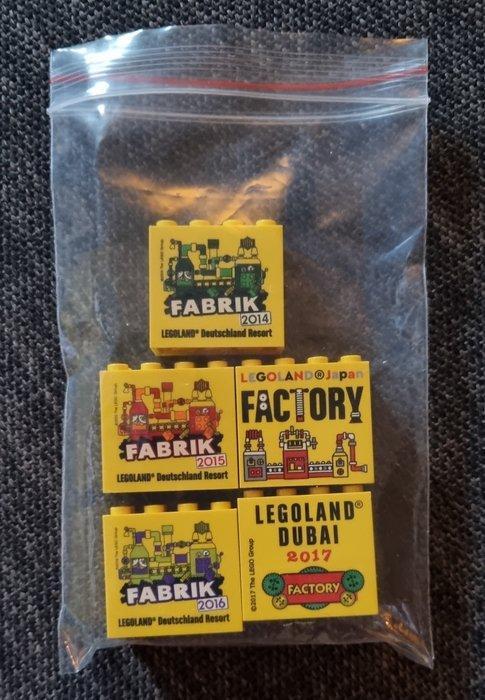 Drukblokken (5) - LEGO - Duitsland/Japan/Dubai - LEGOLAND, Kinderen en Baby's, Speelgoed | Duplo en Lego