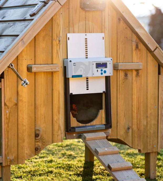 Chickenguard all in one automatische kippendeuropener, Dieren en Toebehoren, Pluimvee | Toebehoren, Overige typen, Nieuw, Ophalen