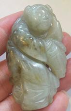 Nephriet-Jongen Paardrijden Hanger - Jade, Jade (niet, Antiek en Kunst