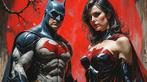 Kosmo - Notte di Gotham, Ombre Unite - XXL, Antiek en Kunst, Kunst | Schilderijen | Modern