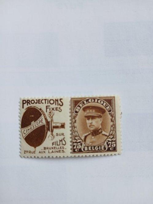 België 1932/1932 - Pub Cinescope 75c Koning Albert 1 -, Postzegels en Munten, Postzegels | Europa | België