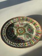 Plat ovaal décor Rose Medallion Canton - Porselein - China -