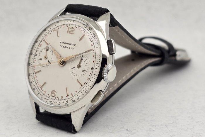 Chronographe Suisse - Lebois & Cº - Cal. Landeron 51 -, Handtassen en Accessoires, Horloges | Heren