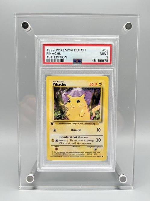 Wizards of The Coast Graded card - Pikachu - Dutch 1st, Hobby & Loisirs créatifs, Jeux de cartes à collectionner | Pokémon