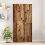 vidaXL Highboard met plank Oud Hout 80 x 39 x 178 cm Bewerkt, Verzenden, Nieuw