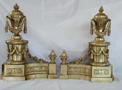Openhaard accessoire (2) - Ormolu - Koppel Alari, Antiek en Kunst, Antiek | Overige Antiek