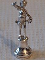 Schaal (2) - Antiek zilveren cachet (stempel) en een zilver