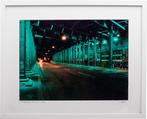 Chris Schäfer - Old railroad bridge in Cologne by night - A