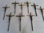 Crucifix (9) - Koper, messing en ijzer - 1950-1960,, Antiek en Kunst