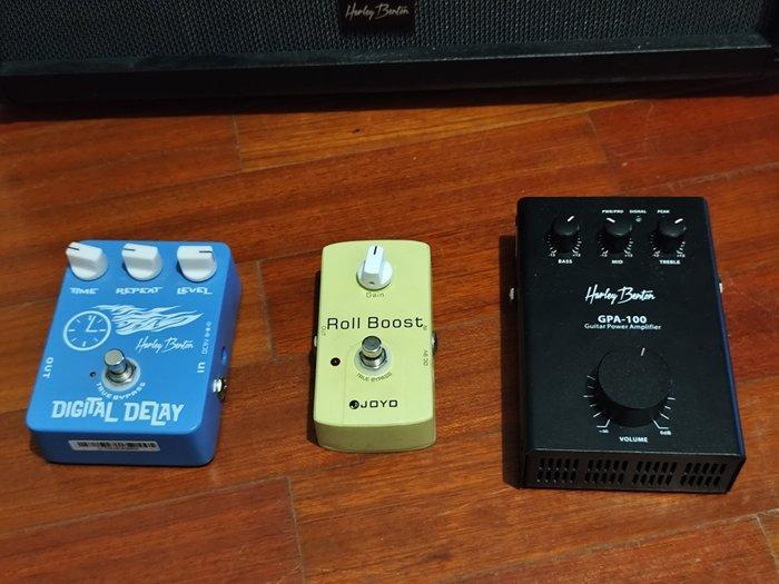 Harley Benton e Joyo, Amplificador, Coluna 2 x 12, e pedais, Muziek en Instrumenten, Snaarinstrumenten | Gitaren | Akoestisch