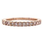 Zonder Minimumprijs - Ring Roségoud -  0.56 tw. Roze Diamant