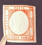 Anciens états italiens - Naples 1861 - Prov. Napoli 5 Grana, Gestempeld