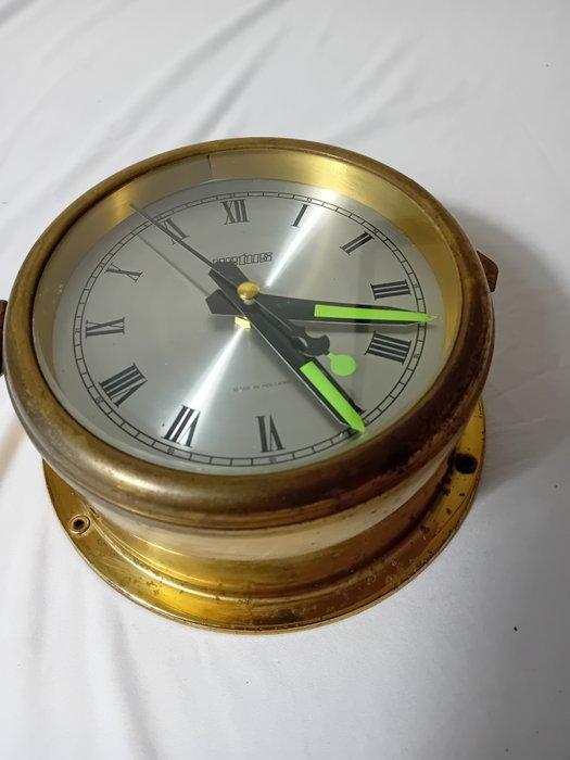 Scheepsklok - VETUS - Vintage Brass Glass - laat 20e eeuw -, Antiek en Kunst, Curiosa en Brocante