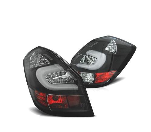 FEUX ARRIÈRE POUR SKODA FABIA 07-14 LIGHT BAR FOND NOIR, Auto-onderdelen, Verlichting, Verzenden