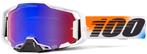 100% Goggle Armega Hiper United – Mirror Red/Blue Lens, Verzenden