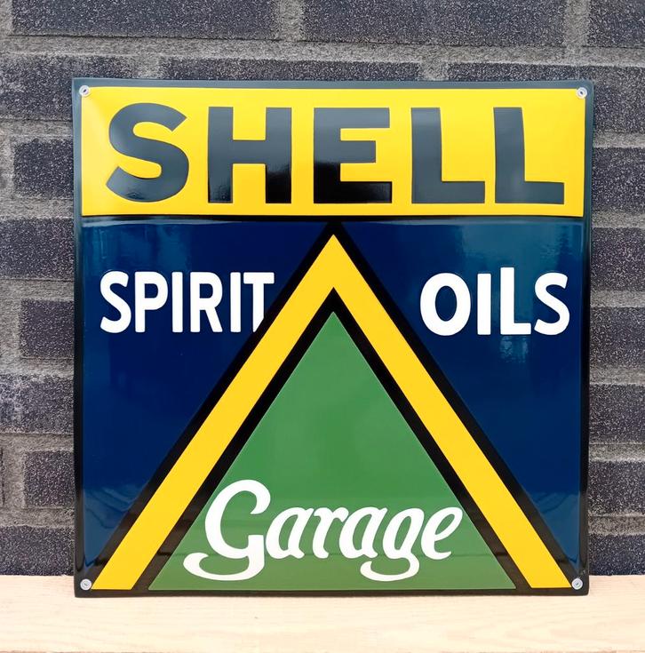 Shell spirit oils garage, Verzamelen, Merken en Reclamevoorwerpen, Verzenden
