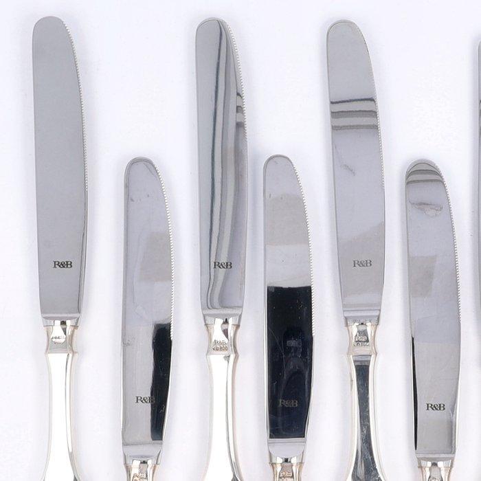 Robbe & Berking - Dinermes - Model Alt Kopenhagen - Ménagère, Antiquités & Art, Antiquités | Argent & Or