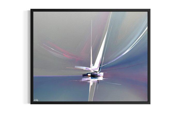 Lionel chevalier - La voile, Antiek en Kunst, Kunst | Schilderijen | Modern