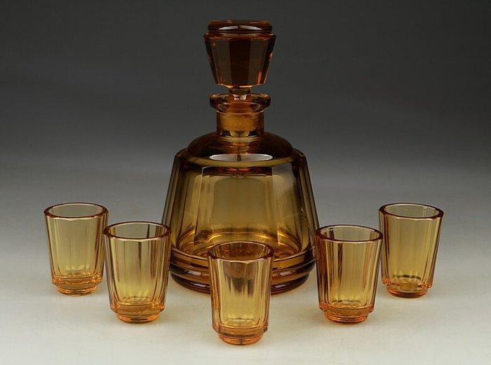 Karaf - Glas, Antiek en Kunst, Kunst | Designobjecten