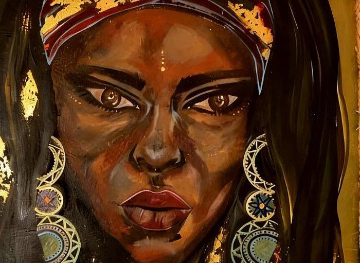 Eivo - Majestuosidad Africana, Antiquités & Art, Art | Peinture | Moderne