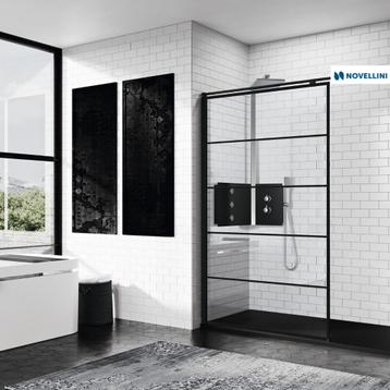 Aanbieding: Inloopdouche Novellini Kuadra H Stripes 90x200, Ophalen of Verzenden, Douche