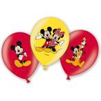 Mickey Mouse Ballonnen Deluxe 28cm 6st, Nieuw, Verzenden