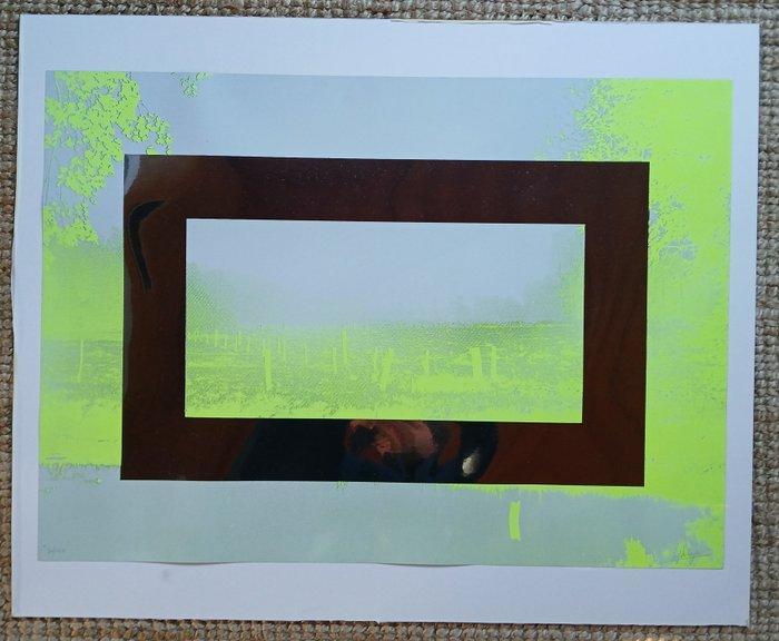 Jef Verheyen (1932-1984) - Vlaams landschap / Venster op het, Antiek en Kunst, Antiek | Overige Antiek