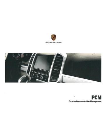 2015 PORSCHE PCM INSTRUCTIEBOEKJE FRANS