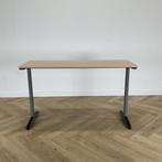 Eromes schooltafel (hxbxd) 77x130x50 cm,  beuken - grijs, Maison & Meubles, Pièces pour table