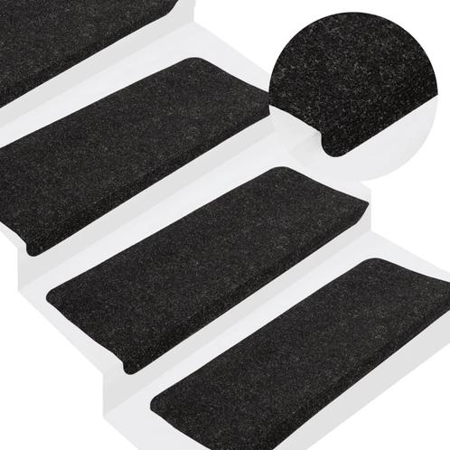 vidaXL Trapmatten zelfklevend 15 st 65x24,5x3,5 cm, Doe-het-zelf en Bouw, Ladders en Trappen, Nieuw, Verzenden
