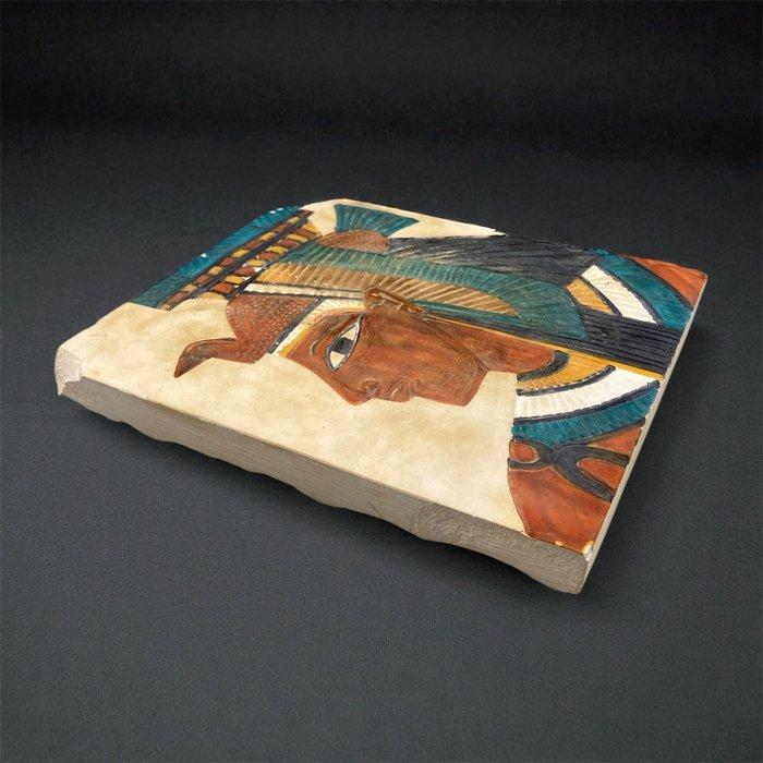 Replica van het oude Egypte Relieftableau met afbeelding van, Antiek en Kunst, Antiek | Overige Antiek