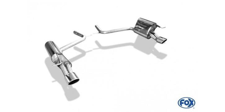 FOX Mercedes E-Klasse W211 Limousine einddemper rechts/links, Auto-onderdelen, Uitlaatsystemen, Nieuw, Verzenden